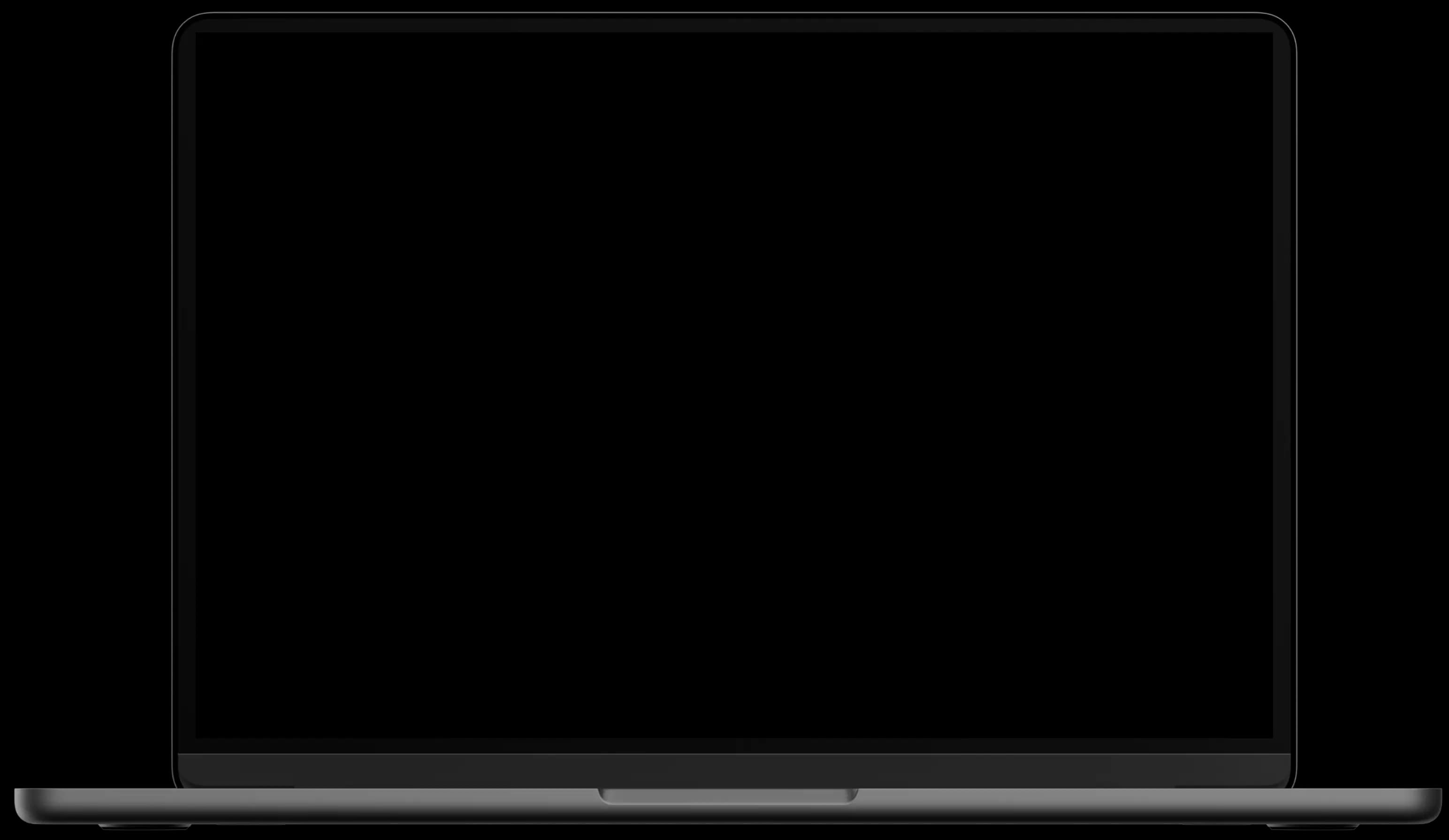 black laptop